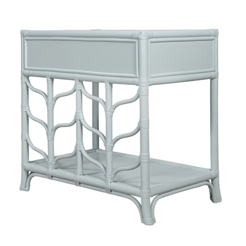 Ivy 1 - Drawer Nightstand, Light Blue