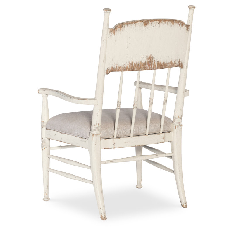 Americana Upholstered Seat Arm Chair, Daisy