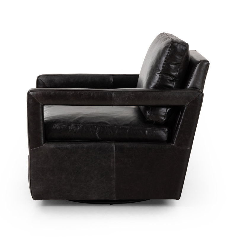 Olson Swivel Armchair, Sonoma Black
