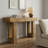63'' Long Console Table, Farmhouse Entryway Table With Storage, Native Wood Grain Tree Scars, Wooden Rectangular Sofa Table Behind Couch For Entrance, Hallway, Living Room, Foyer