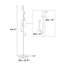 Inita Metal Freestanding 6 - Hook Coat Rack-488320384