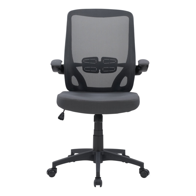 Chaise de bureau Morry, Gris / Gris