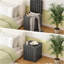 Boîte de rangement extérieure Allon, boîte de rangement extérieure en résine imperméable, armoire de rangement extérieure avec couvercle verrouillable, banc de rangement pour outils de jardin, meubles de patio, outils de piscine-262157939