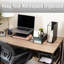  Ensemble de 3 élévateurs de bureau en métal pour bureau, ordinateur portable et bureau, ensemble de 3, noir