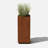 Corten Steel Series Pedestal Planter-16197699