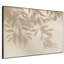 Très grande reproduction d'art sur toile - Silhouette d'ombre botanique beige minimaliste «pour le salon ou la chambre à coucher -« Assemblage requis du cadre (cadre non fini) »-123836518