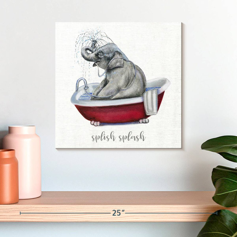Splish Splash, 16" H x 16" W