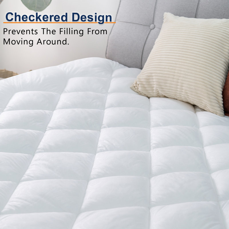 Surmatelas en duvet synthétique 3 po Gervasio, Simple
