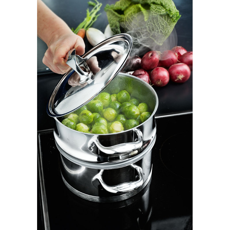 Demeyere Atlantis Pot Insert, 4.57" H x 13.86" W x 9.37" D