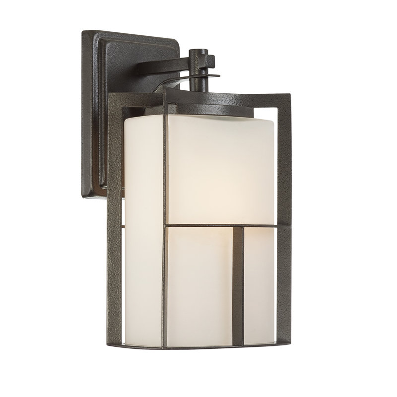 Lanterne murale d'extérieur 1 lumière Aracele, 13 po x 7 po