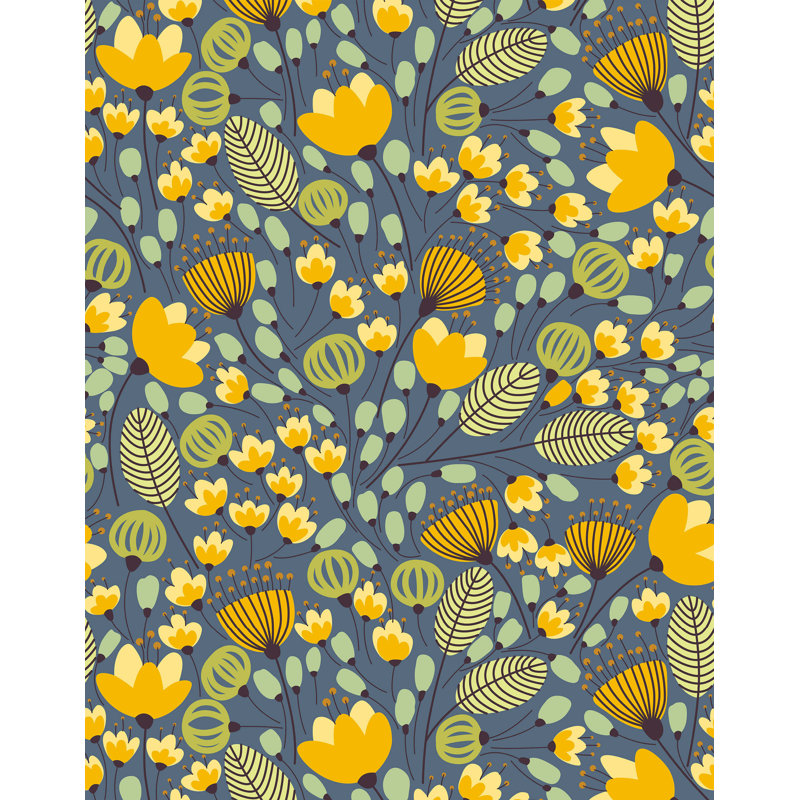 Chasewych 7m x 75cm Wallpaper Roll, Navy