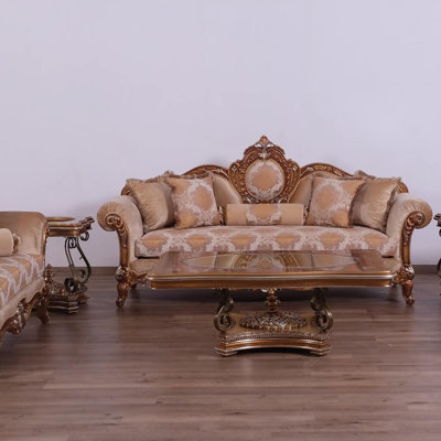 Phillips 2 - Piece Glass Top Living Room Table Set