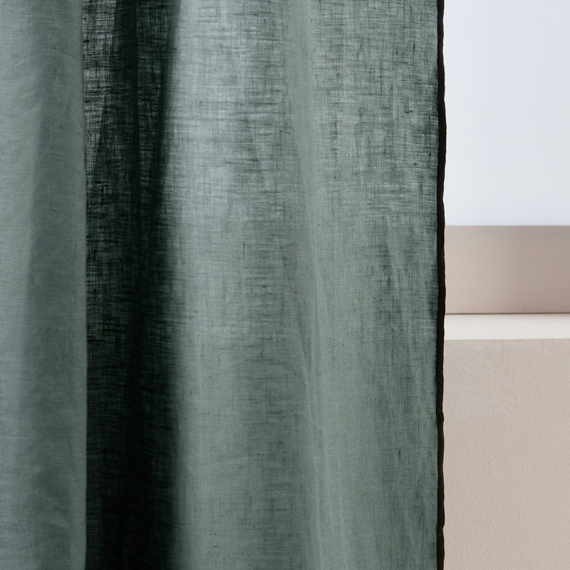 Sheer Curtain, Blue, Width 350 x Drop 280cm
