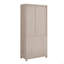 Bibliothèque Jode 31 "en chêne blanchi (6 tablettes)