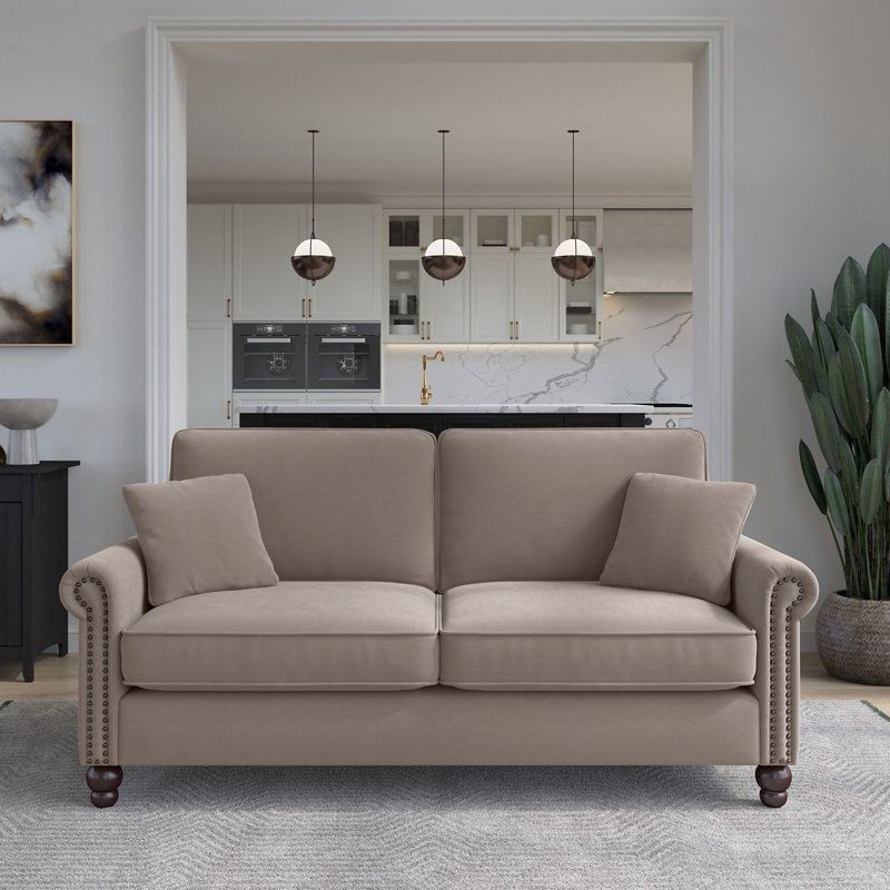 Canapé Angilee Coventry 73W, Beige, H 35,75 po x l 73,03 po x P 33,46 po