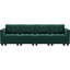 Canapé convertible en velours 4 places Buckleton-1870183890