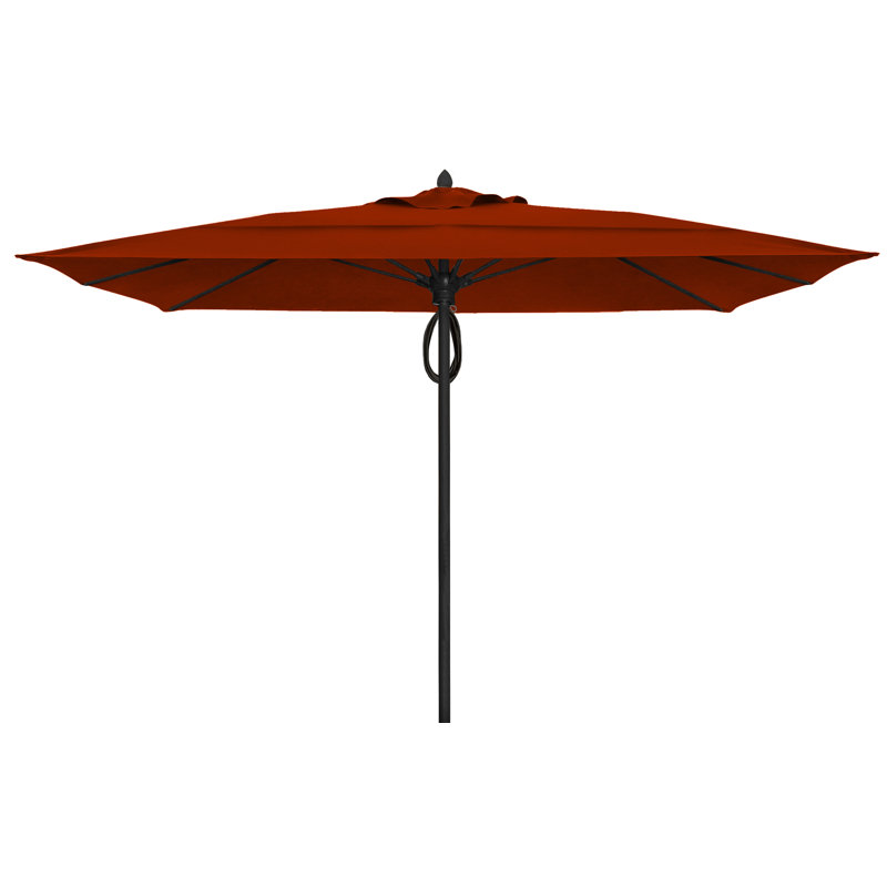 Parasol de marché carré 10 pi Prestige, Toscan, Noir