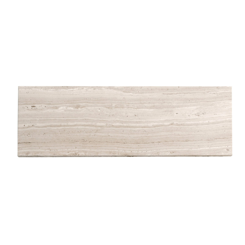 4" X 12" Honed Subway Marble Tile, Wooden Beige