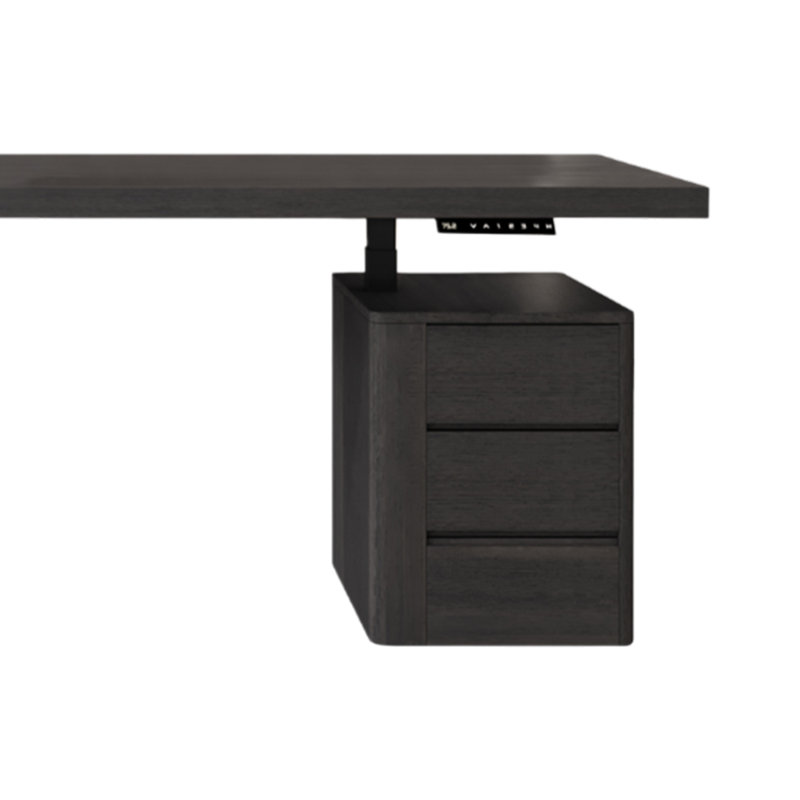Bureau intelligent à hauteur réglable pour apprendre, H 52,76 po x l 94,49 po x P 33,46 po