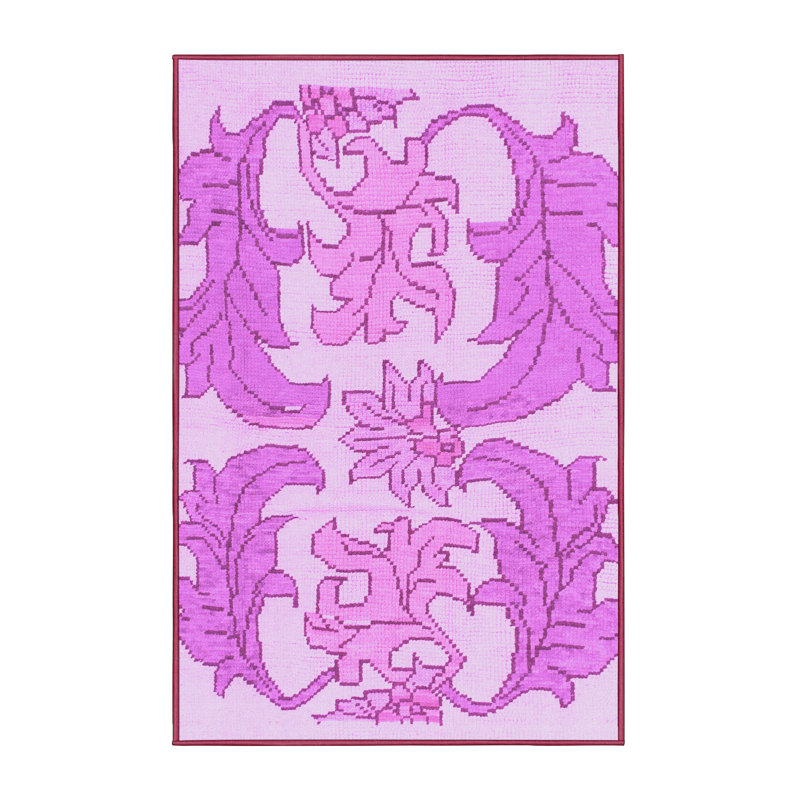 Tapis mauve Yvonne, Rectangle 2 pi x 3 pi