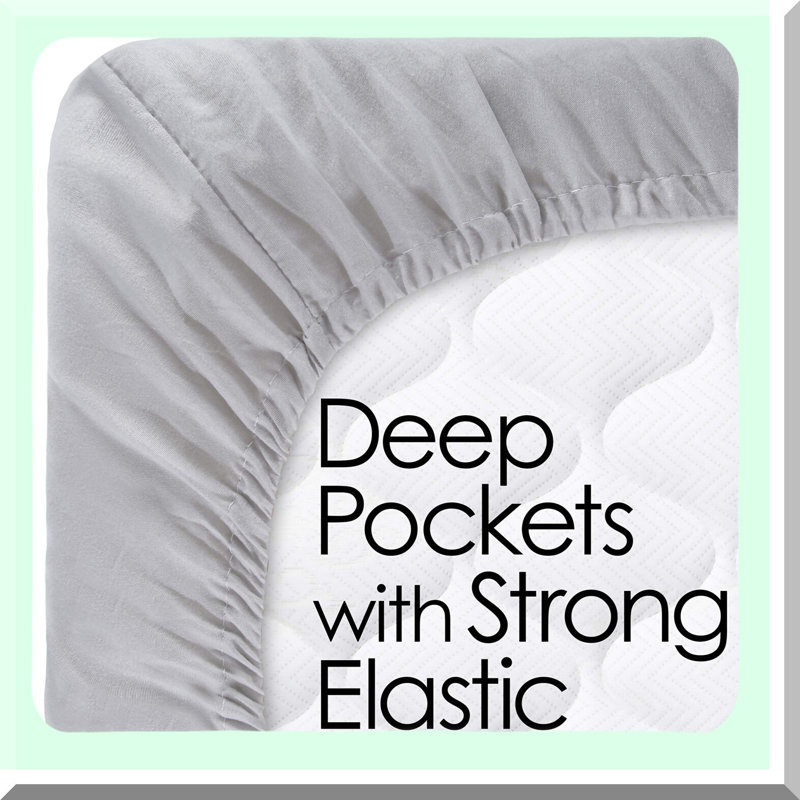 Dream 1200 Thread Count Sheet Pillowcase Set, Blue, Full Sheet Set