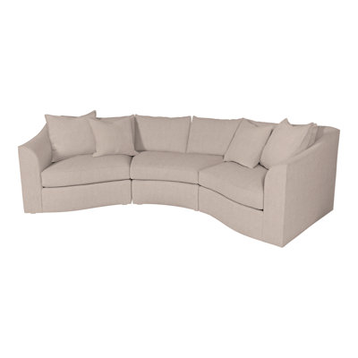 Vanguard 3-Piece Evelyn Quarter Turn Sectional