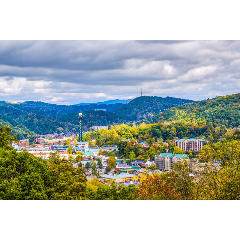 Gatlinburg, Tennessee, USA 1 Piece Wrapped Canvas Wall Art, 20Cm H x 30Cm W