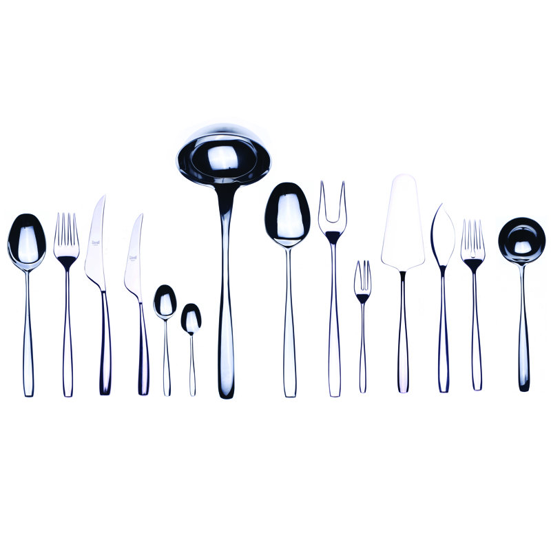 Ensemble de couverts Avanguardia (configuration S) - 113 pièces - Acier inoxydable, Argent argent