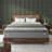 Mattresses, NapQueen Elite Series Machka 12 Inch King Cooling Gel Memory Foam Hybrid Mattress, CertiPUR-US Certified, Made in USA | Foam+Spring | Grey+White-964232587-964232585