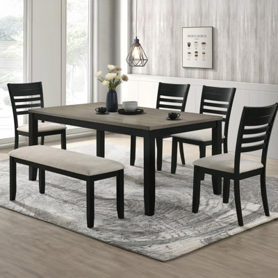 Contemporary 6pc Dining Set
