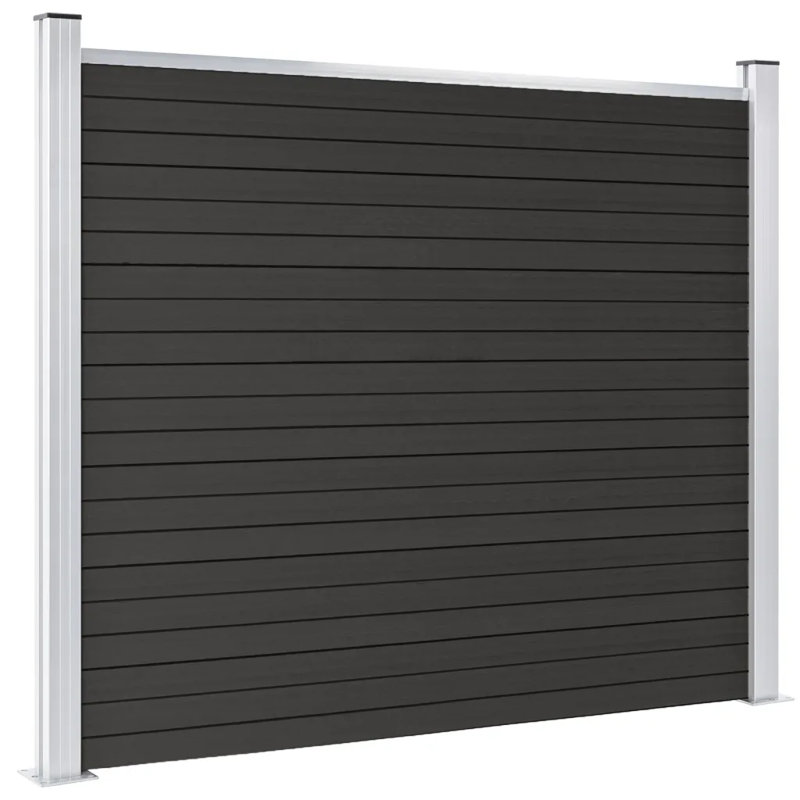 Zap Fence Panel WPC 180x146 cm, Light Grey