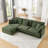 L-ShapeModern Sectional Sofa with Ottoman-1342094614