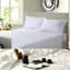 Ensemble complet de literie pour très grand lit, microfibre de polyester moderne pour maison