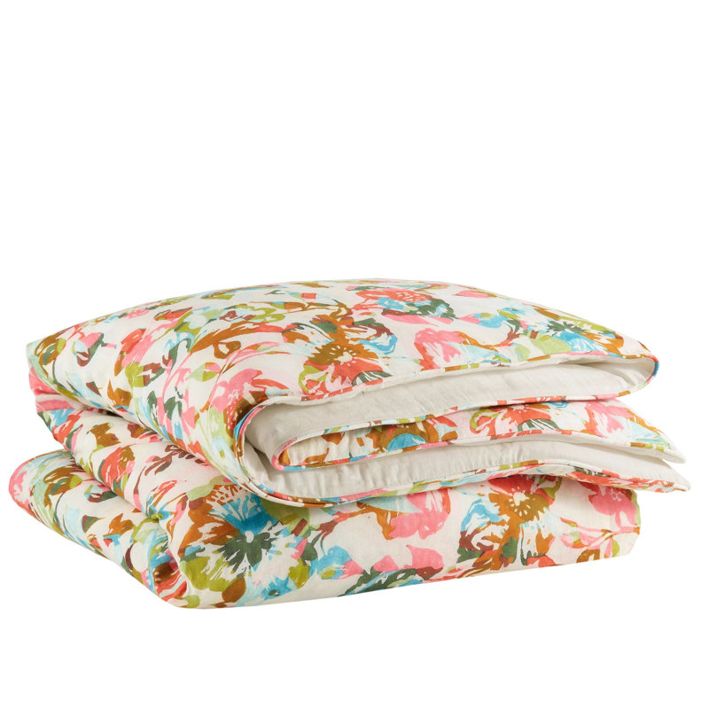 Bloom Linen Multi Duvet Cover, Twin/Twin XL Duvet Cover