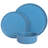 Gibson Home Canyon Crest 12-Piece Stackable Matte Melamine Dinnerware Set-72615067