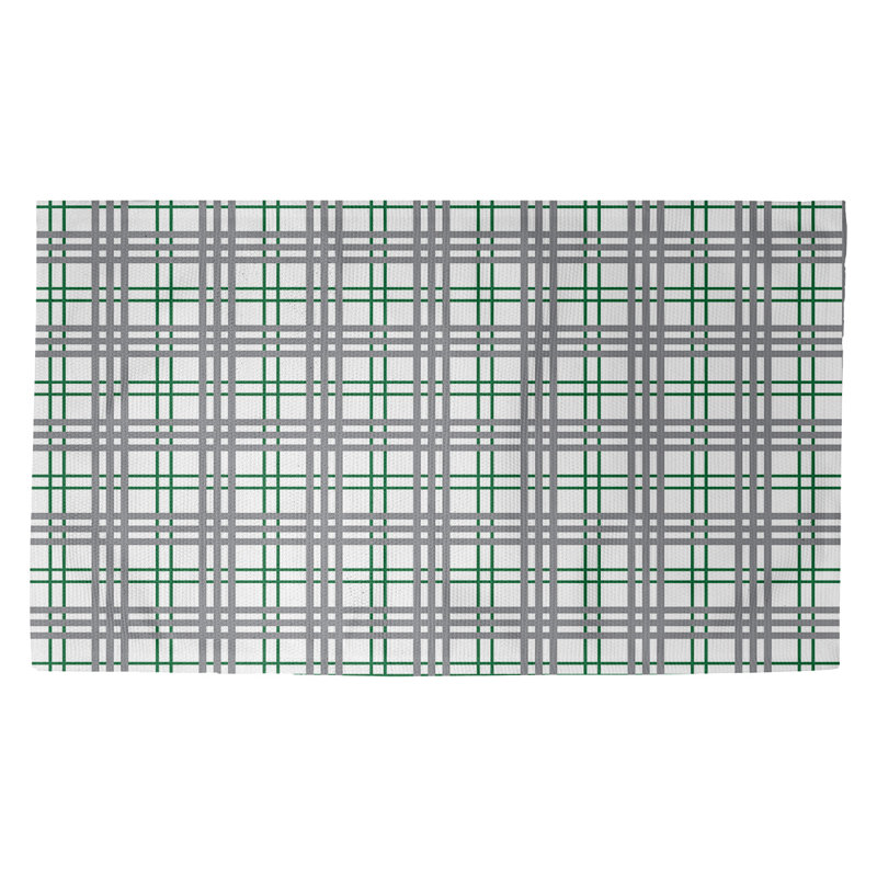Plaid Indoor Rug, Rectangle 3' x 5'