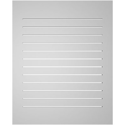 Rectangle Surface Mount Signature Urethane Functional Gable Vent, Primed Tan