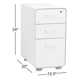 Slim Stow 3 - Drawer Vertical File Cabinet