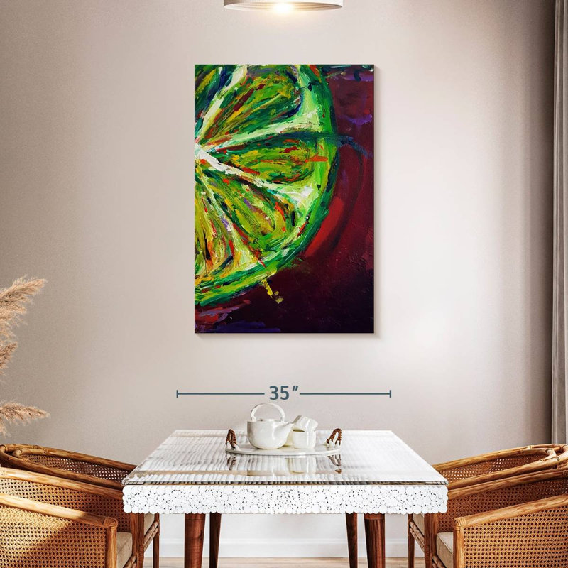 Yarlin Lime 2017, 45" H x 30" W