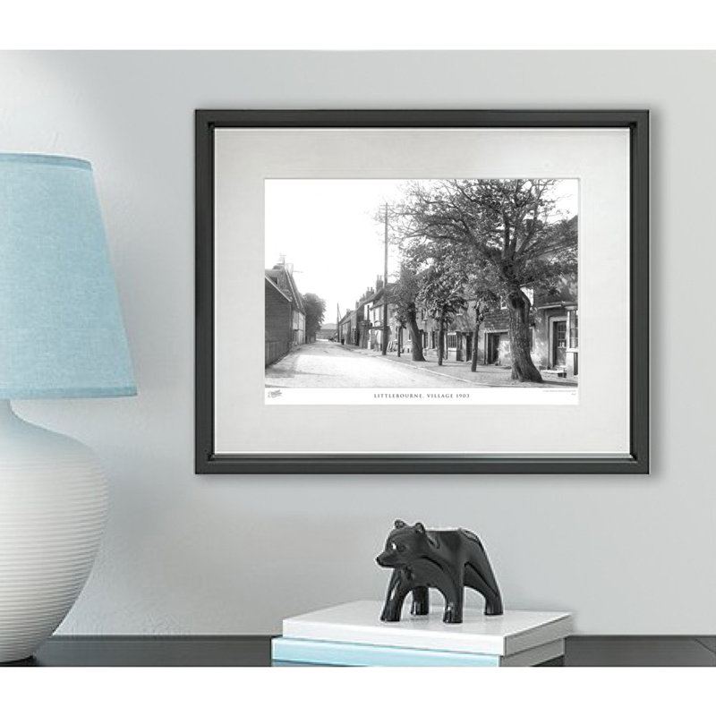 Littlebourne, Village 1903 by Francis Frith - Single Picture Frame Print, 40cm H x 50cm W x 2.3cm D