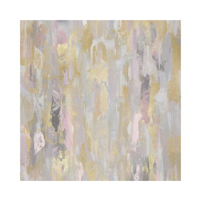 Reveal Pink Blush I by Jennifer Martin - Wrapped Canvas Painting