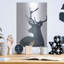 «Forest Deer Silhouette» par Incado - impression sans cadre sur métal-1155837528