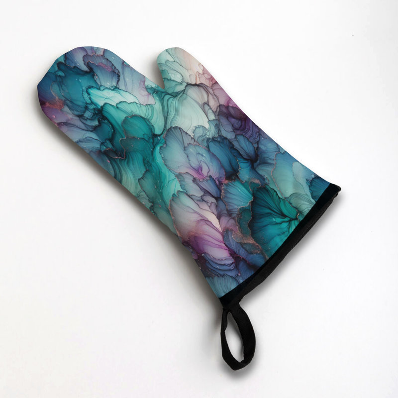 Encre éthérée en sergé de coton violet