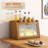 Bread Box For Kitchen Countertop Large Bread Box Farmhouse Bread Container Bread Storage With Window Bread Holder,Coffee