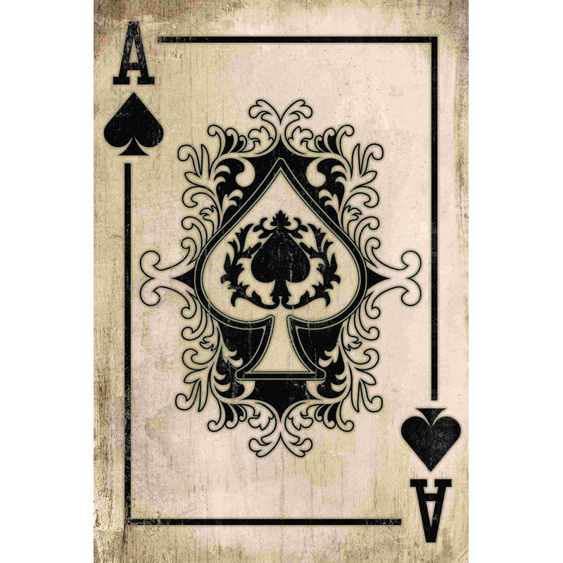 «Ace of Spades 3», impression sur toile tendue, L 20 po x H 30 po