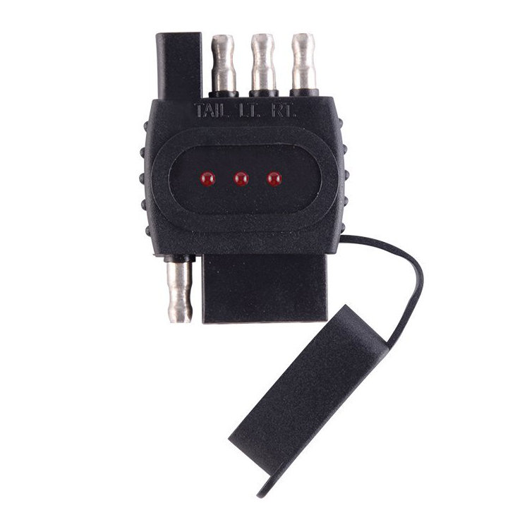 4-Way Trailer Light Circuit Connector Tester