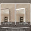 Miroir de salle de bain mural Fog