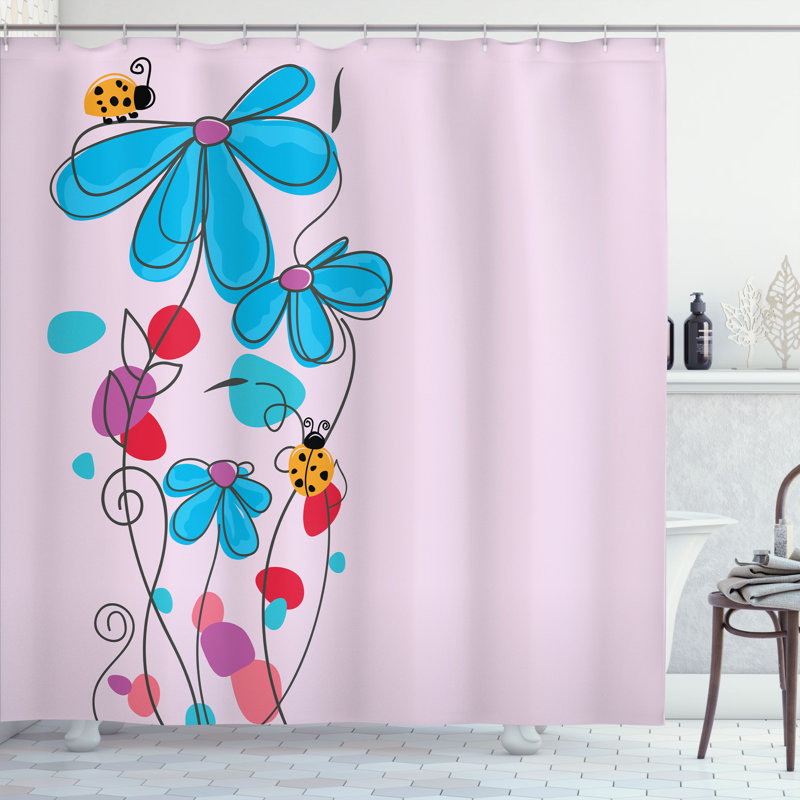 Ensemble de rideau de douche Kids, H 69 po x l 84 po, Ciel profond