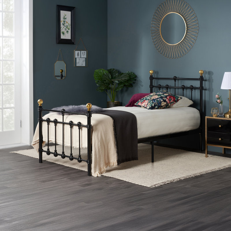 Borough Wharf Bed Frame, Single (3'), Black