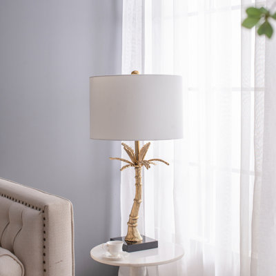 Leaf Lamp with Marble Base